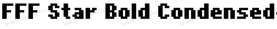 FFF Star Bold Condensed字体转换
